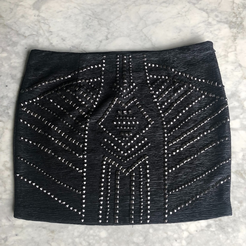 Guess Studded Mini Skirt
